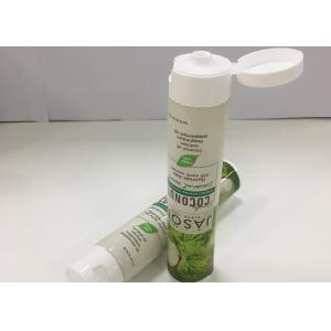 Offset Printing PBL350 Laminated Tubes With Flip Cap , Small Toothpaste Tubes