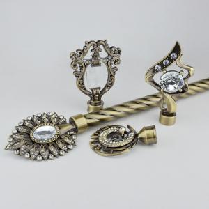 1.0mm Muslim Style Head Russia Metal Curtain Rods