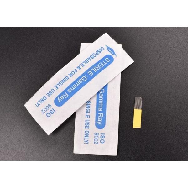 Tattoo Micro Needle M17 Microblading Blade For Eyebrow , Medical 304 Stainless Steel