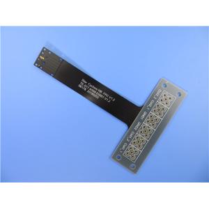 Single Layer Flexible Printed Circuit (FPC) With 1.0mm FR-4 Stiffener and Black