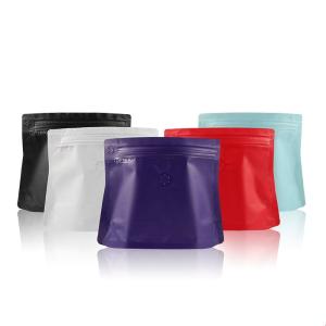 China Diamond Printed Matt Black 150g Coffee Foil Bag on sale