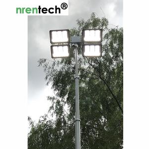 Quality 7.6m Telescopic Mast Light Tower/ Pneumatic Telescopic Mast/ Fire Tender Lighting Tower for sale