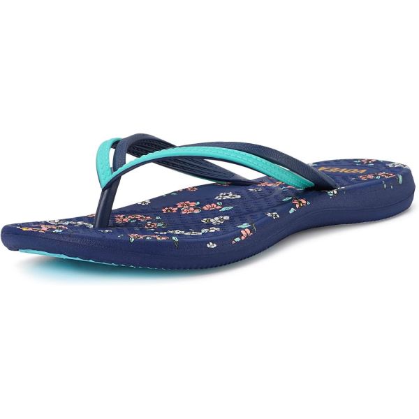 Twin Uppers Women Fitflop Summer Sandals With Injected PVC Printed Soles
