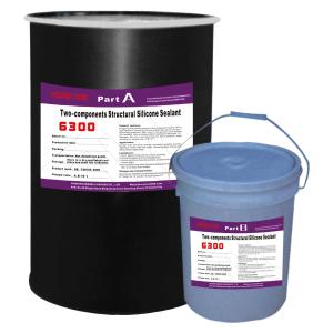 Structural Black Two Component Silicone Sealant For Ceramic Glass Wood