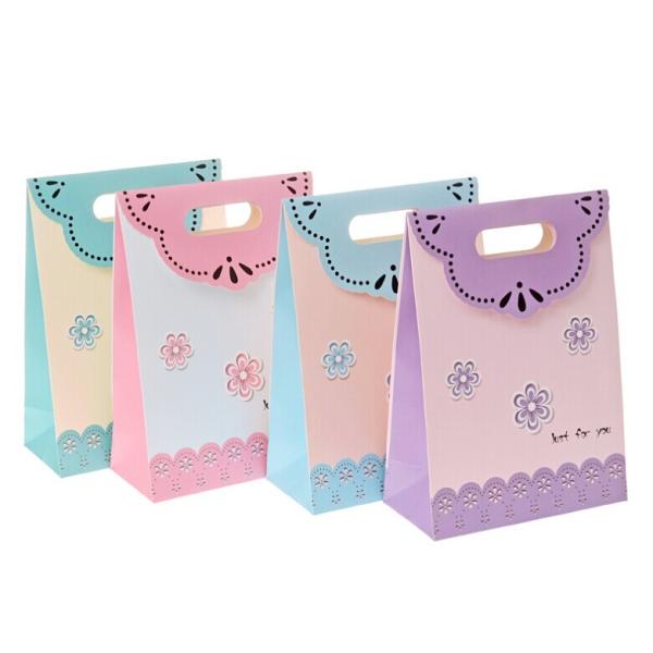 Buy Hot new products flower gift packaging bag/ gift bags with Velcro on flap at wholesale prices