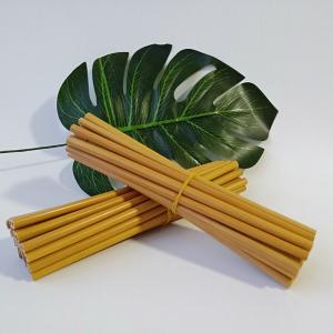 Custom Natural Biodegradable Bamboo Straws 20cm Reusable Straight Straws With
