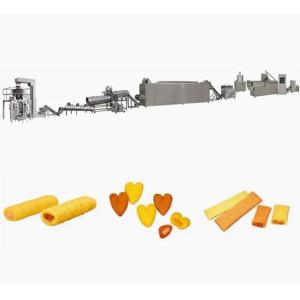 Oat Wheat Rice Puff Extruder Machine equiped with Packing Machine