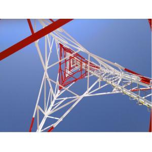 Hot Galvanized Free Standing 120km/H 45m 3 Legged Tower