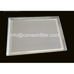 Quality Smooth Edge 10-100kg Stainless Steel Wire Mesh Tray Silver for sale