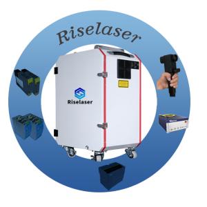 Handheld Portable Laser Rust Removal Machine 50W Backpack Laser Cleaning Machine