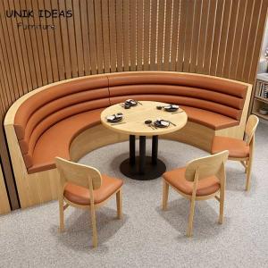 U Shaped Banquette Seating Dining Booth Restaurant Fast Food L120xW60xH105CM