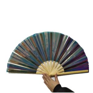 Personalized Kongfu Fan 13inch Plastic Customized Large Hand Fans