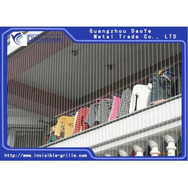304 Stainless Steel Wire Fixed Invisible Grille For School / Corridor