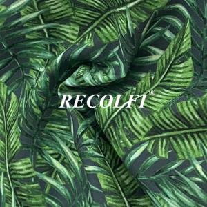 Glitter Printed Stripe Activewear Made From Recycled Plastic High Elastic