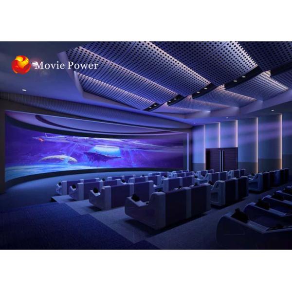 Buy Genuine Leather Chair Leg Sweep / Vibration 4D Movie Theater With 7.1 Audio System at wholesale prices