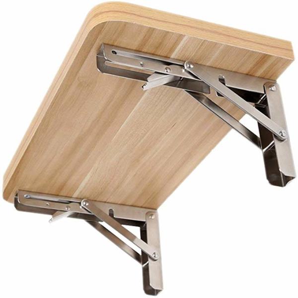 Buy Space-Saving DIY Folding Workbench Bracket Supporting Wood Shelves with Sturdy Design at wholesale prices