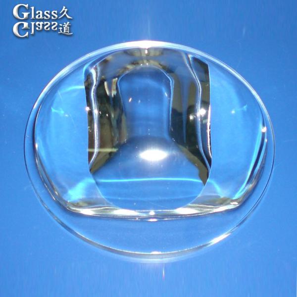 OEM Clear Borosilicate Glass Cob Led Lenses For Street Light Lamp