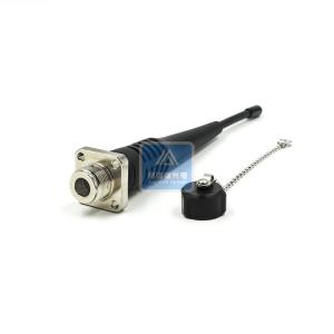 2 Core Armored Tactical Patch Cord ODC Military Fiber Cable Jumper Black TPU 5