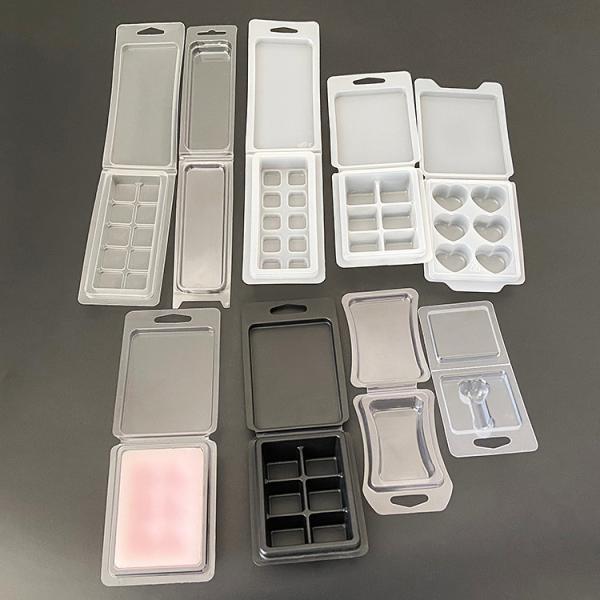 Different Shape Wax Clamshell Packaging Clear Blister Wax Melt Clamshells Packaging