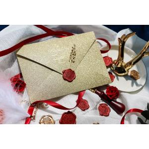 Quality Emerald Flat Embossed Uv Gold Hot Stamping Gift Bag envelope for sale