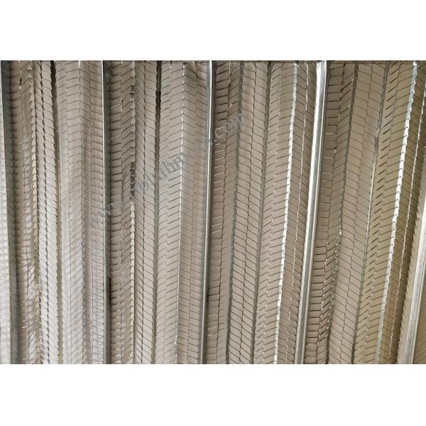 JF0708 600mm Width Galvanized Metal Rib Lath Mesh 2.4m Length