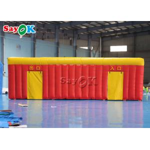 Tent Inflatable 8m 26.5ft Inflatable Air Tent Fire Education House For Fire