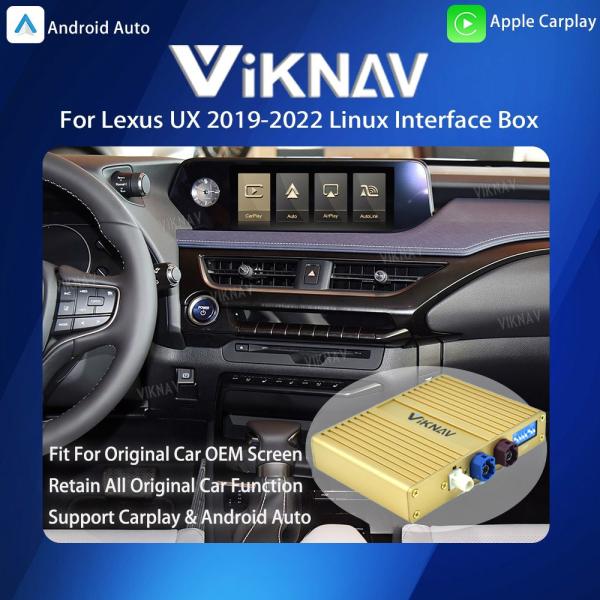 Quality Viknav Linux System For Lexus UX 2019-2022 Wireless Apple CarPlay Android Auto Only Support Original Car OEM Screen for sale