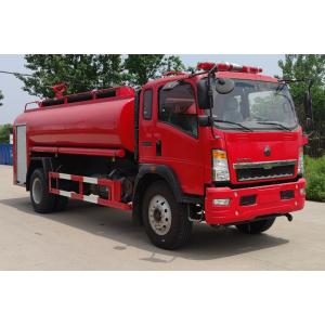 China HOWO 118KW Fire Fighter Truck , 6 Wheeled 9 Ton Fire Fighting Water Truck on sale