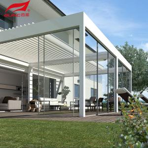 Smart Remote Controlled Aluminum Garden Pergola Waterproof Windproof Gazebo