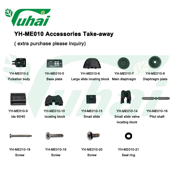 L02 AIR Milking Machine Pulsator Two Hole Plastic Export Air Pulsation Pulsator