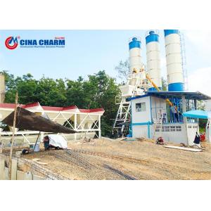 Quality 50m3/H Stationary RMC Ready Mixed Concrete Batching Plant Hopper Lift for sale