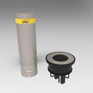 600mm-1000mm Height Stainless Steel Removable Bollards High Performance