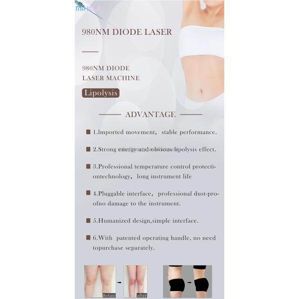 980nm Laser Liposuction Machine Portable Diode Laser for Vascular Removal