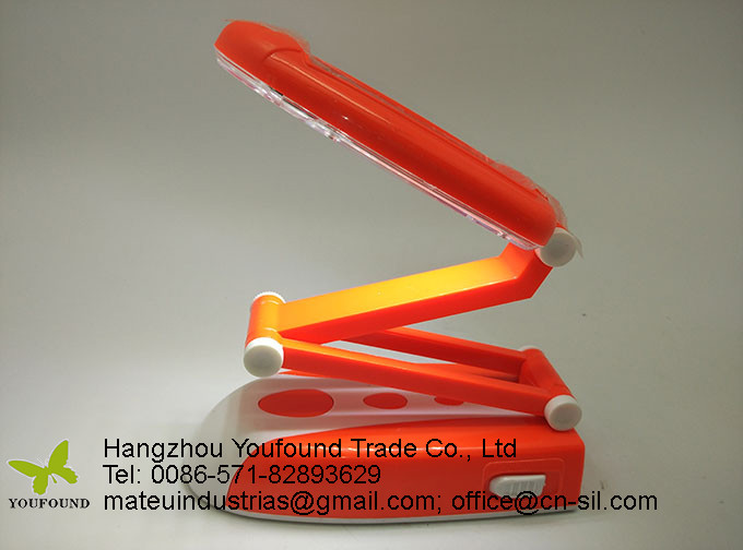 PP-636S Solar Panel Plastic Table Lamp LED Reading Lamp