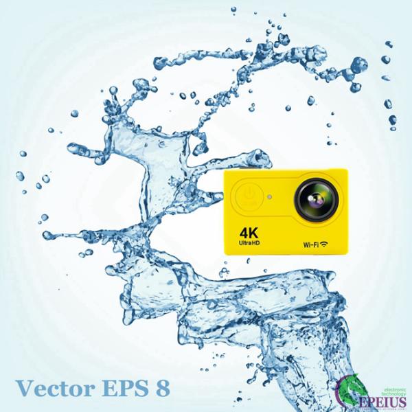 12MP Sports 4k Ultra Hd Wifi Action Camera H9 Waterproof Sport Cam with Remote Control