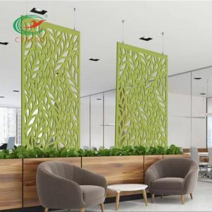 Perforated Hollow PET Acoustic Panels Eco Friendly Room Divider