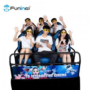 China Interactive Motion Movies 5d 6d 7D Movie Theater 6 Dof Electric Platform on sale