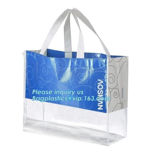 promotion gloss lamination shopping bag,non woven bag with custom logo,