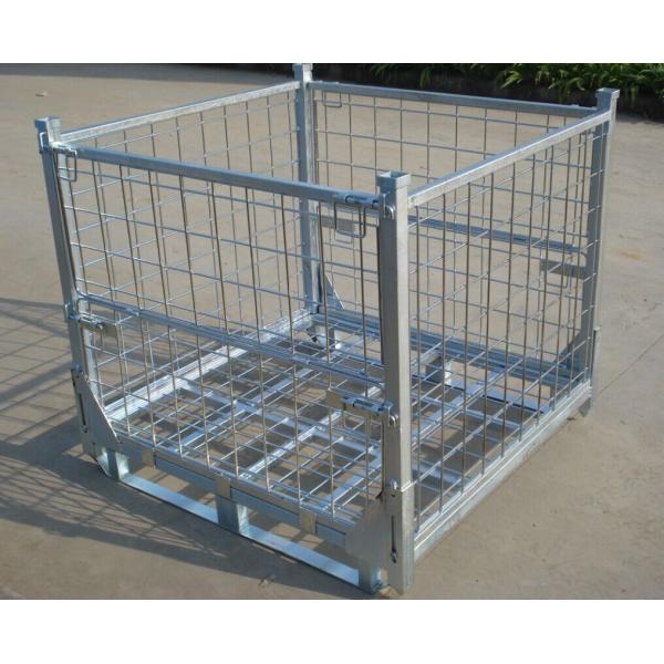 Buy Welded Wire Mesh Storage Container With High Duty at wholesale prices
