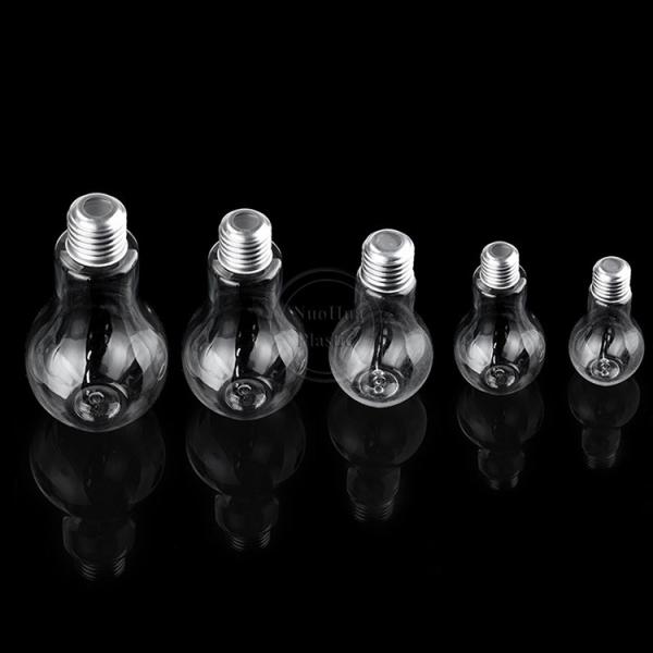 Buy Bpa Free Clear 50ML 100ML 150ML Iced Coffee Tea Flat  Pet Plastic Juice Bottle With Screw Aluminum  Cap at wholesale prices