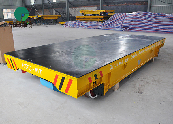 10 Ton Rail Powered Motorized Inter Bay Slab Transfer Cars For Material Transport In Workshop