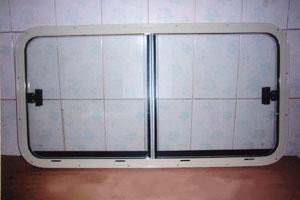 Aluminum Soundproof Hollow Marine Glass Windows With Double Layer