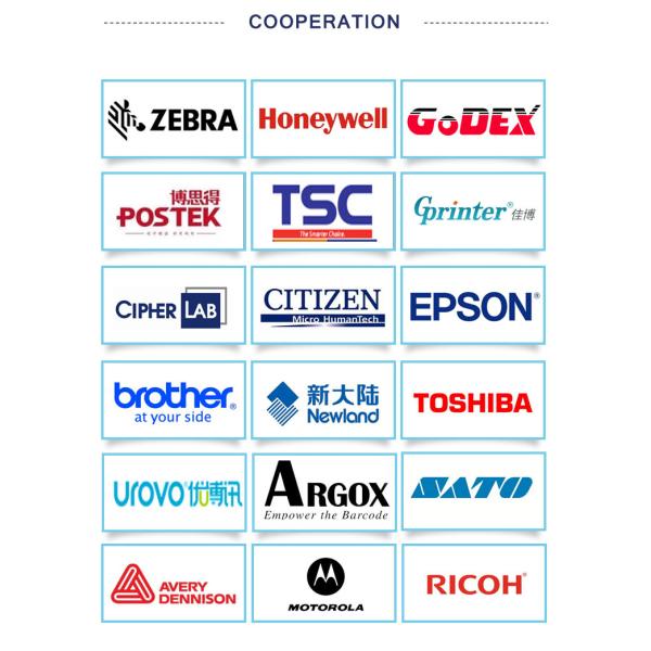 Polyester Film Printing Resin Thermal Transfer Ribbon Ricoh B110cr Printer Compatible Label Tape