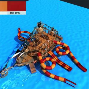 Fiberglass Aqua Park Slide