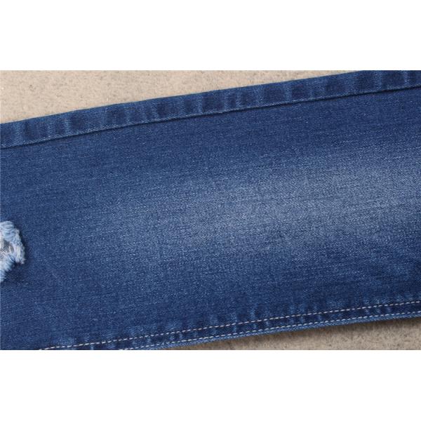 75% Cotton 22.5% Poly 0.5% Rayon 2% Lycra Slub Warp Stretch Denim Fabric