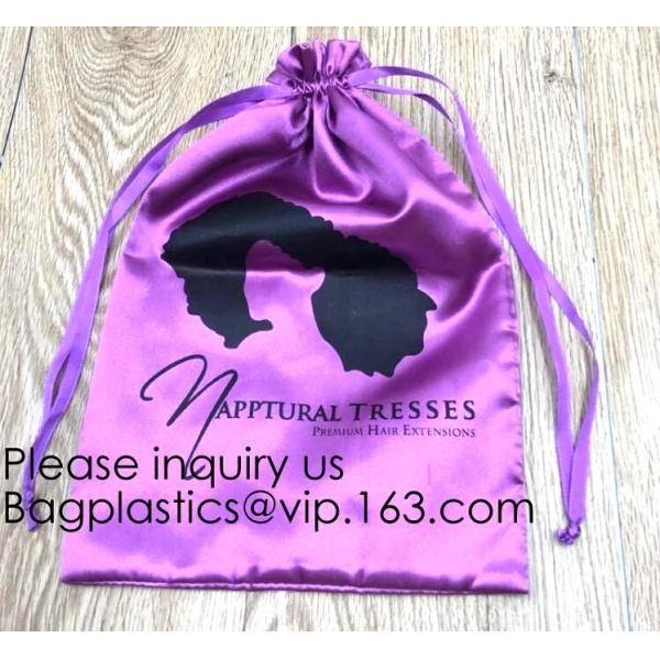 Satin Gift Bag For Midi Wrap Dress,Elegant Purple Satin Pouch For Rings,Satin Drawstring Bag For Cosmetic, bagease pack