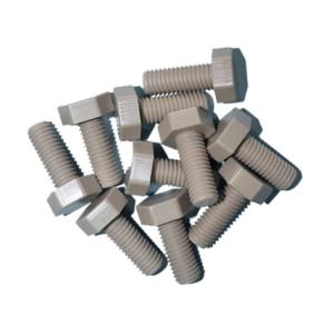 Fatigue Resistance Plastic Machining Parts Peek Screws For Aerospace