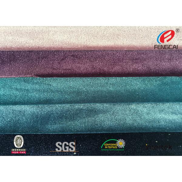 Italy Ks Warp Knit Polyester Velvet Fabric Velvet Clothing Material 150-230gsm Density