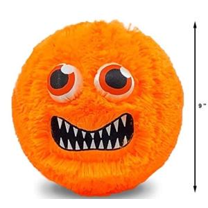 Gender Unisex 9" Furry Faced Ball with Eyes OEM ODM Accepted Perfect Stress