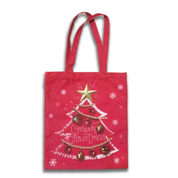 Polyester Cotton Canvas Shopping Bag Customizable Logo Size for Christmas Gift OEM/ODM